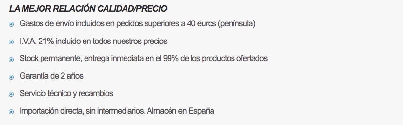Calidad precio