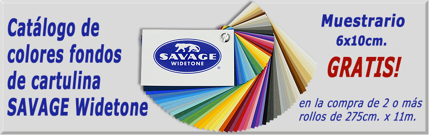 Muestrario Savage widetone