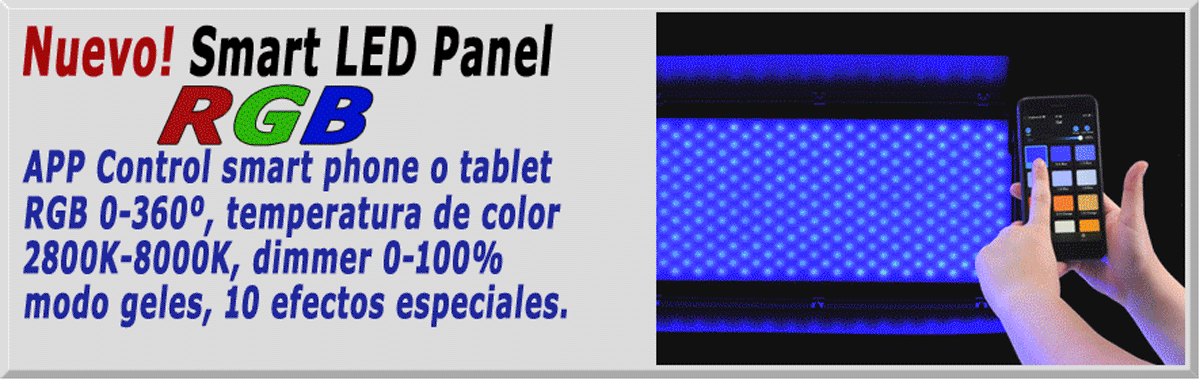 Smart Led Panel RGB 2800k 8000k